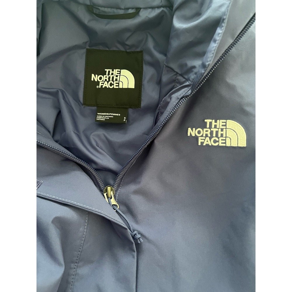 The North Face City Breeze Rain Parka II Womens Small NWT DryVent Cave Blue